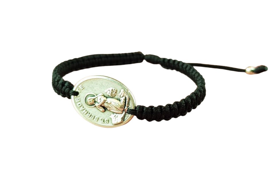Saint Bernadette medal Catholic bracelet - Catholic Wholesale