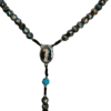 Heart of Jesus rosary with glass beads ZZ31