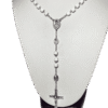 Virgin Mary rosary with hand-shaped stone beads | 10/1 Pack