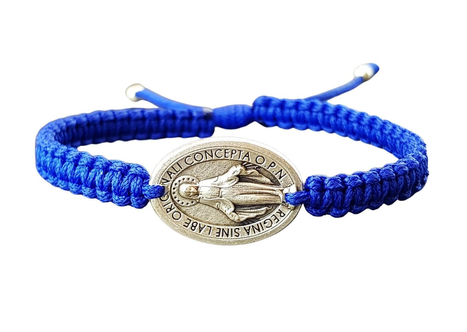 Miraculous medal woven bracelet