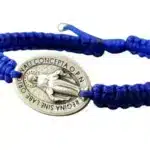 Miraculous medal woven bracelet