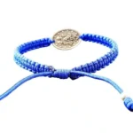 Miraculous medal woven bracelet