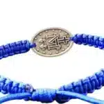 Miraculous medal woven bracelet