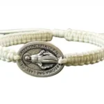 Miraculous medal woven bracelet