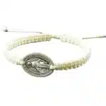 Miraculous medal woven bracelet