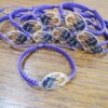 Pulseira com medalha esmaltada do Arcanjo Gabriel