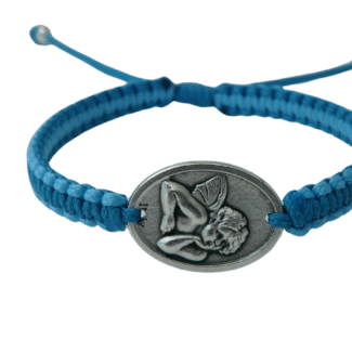 Pulsera con medalla de San Rafael