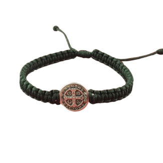 Armband mit runder Benediktus-Medaille