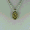 Virgin Mary necklace with Medjugorje tag
