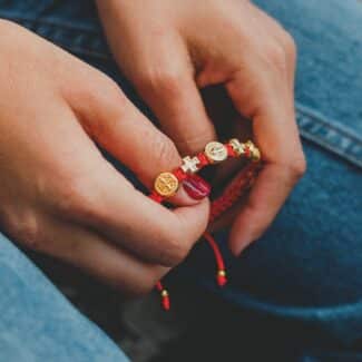 Saint Benedict medal Catholic bracelet with crosses - Catholic Wholesale