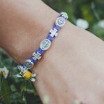 Miraculous medal Catholic bracelet with crosses - Catholic Wholesale