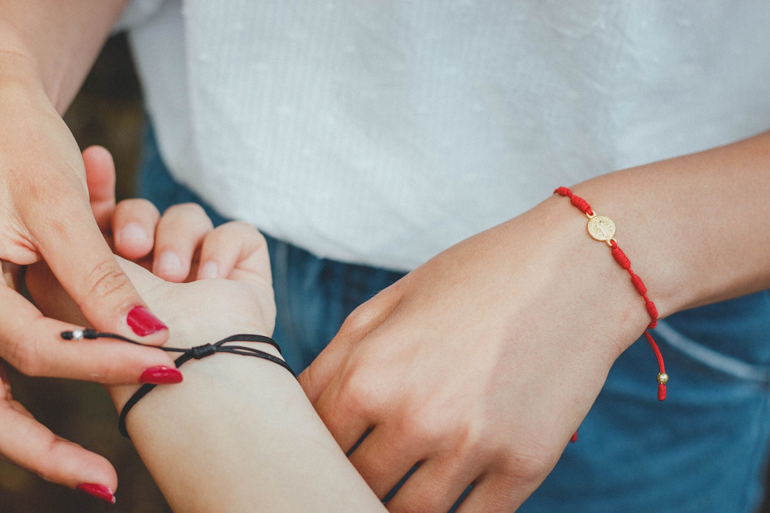 Saint Benedict medal Catholic double strand bracelet - Catholic Wholesale