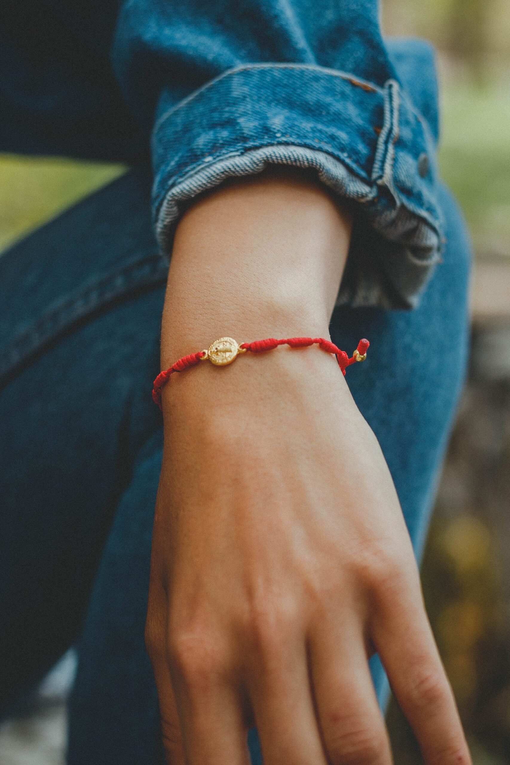 Saint Benedict medal Catholic double strand bracelet - Catholic Wholesale
