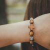 Bracelet en bois d’olivier Saint-Benoît