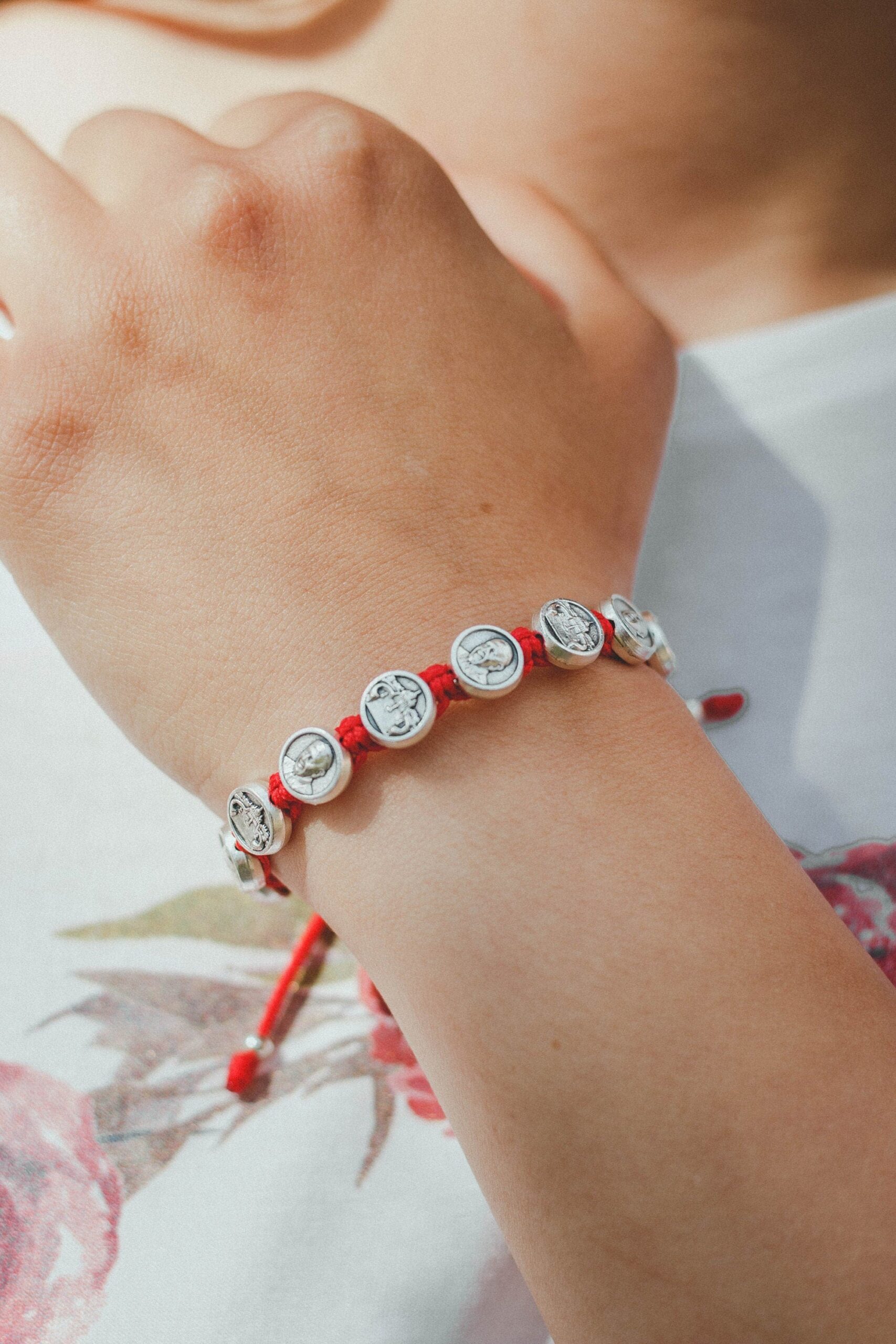 Pope Francis medal adult bracelet - Catholic Wholesale