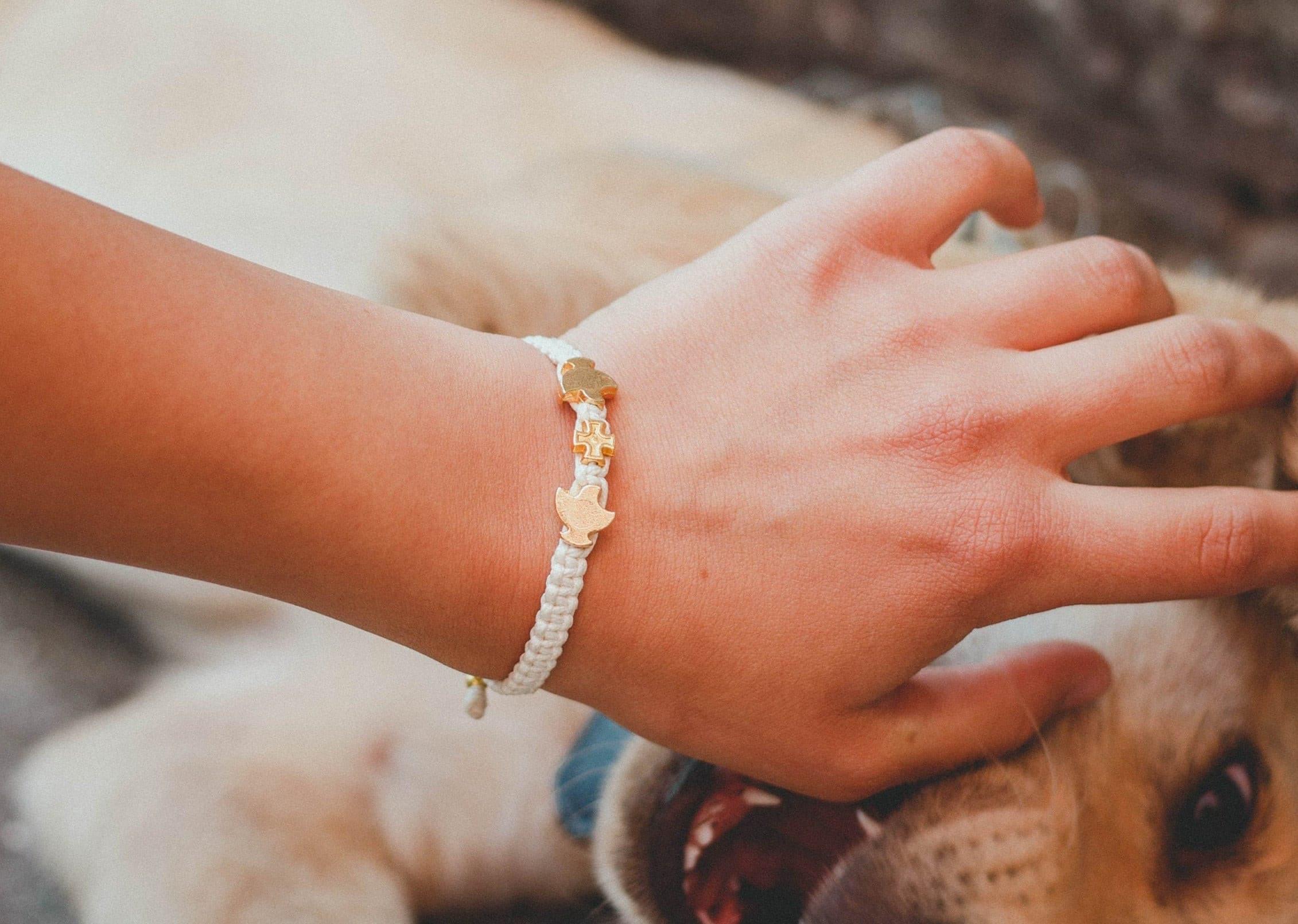 Holy Spirit Catholic bracelet for kids - Catholic Wholesale