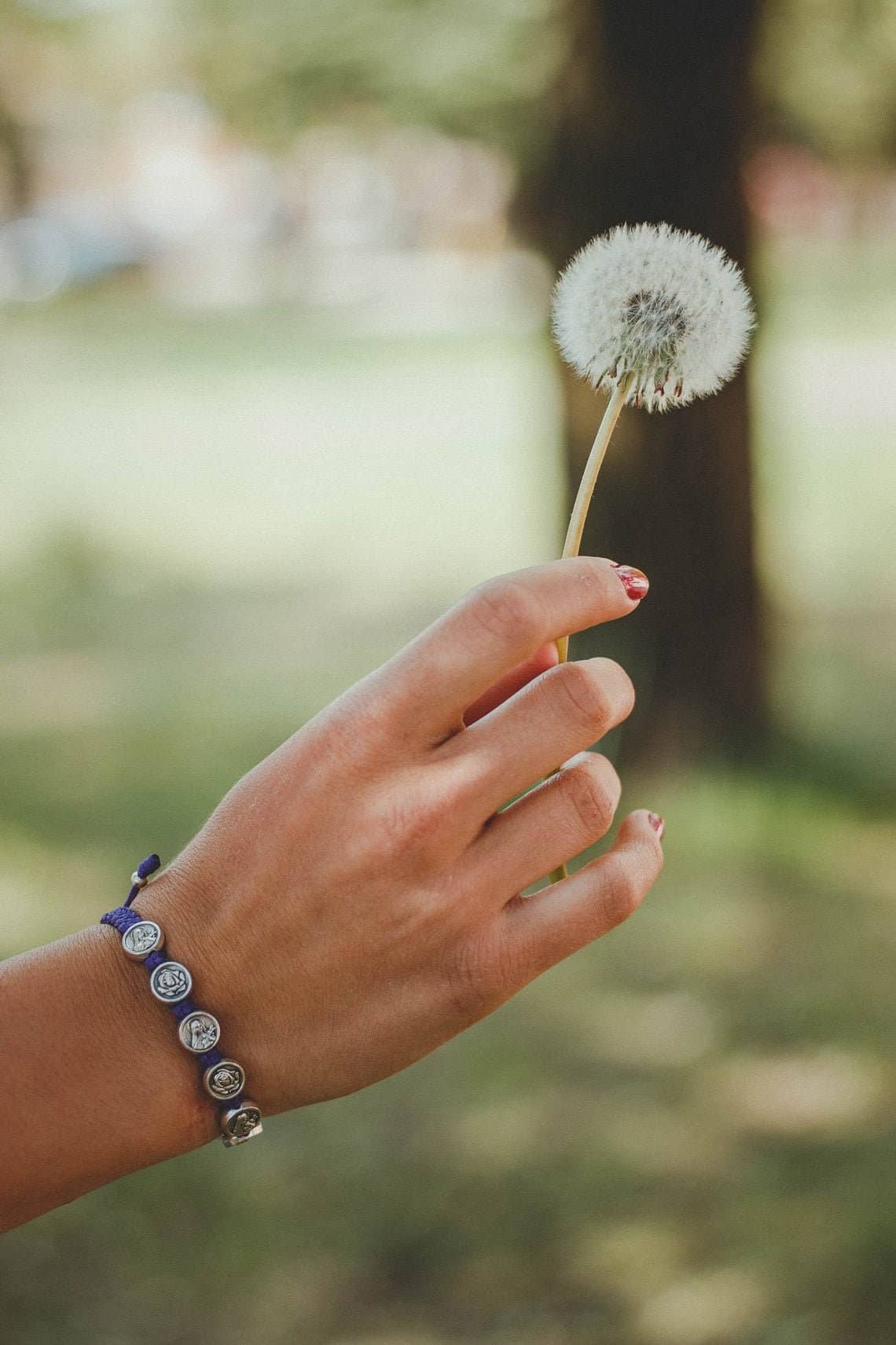 Saint Therese of Lisieux medal bracelet, Therese little flower - Catholic Wholesale