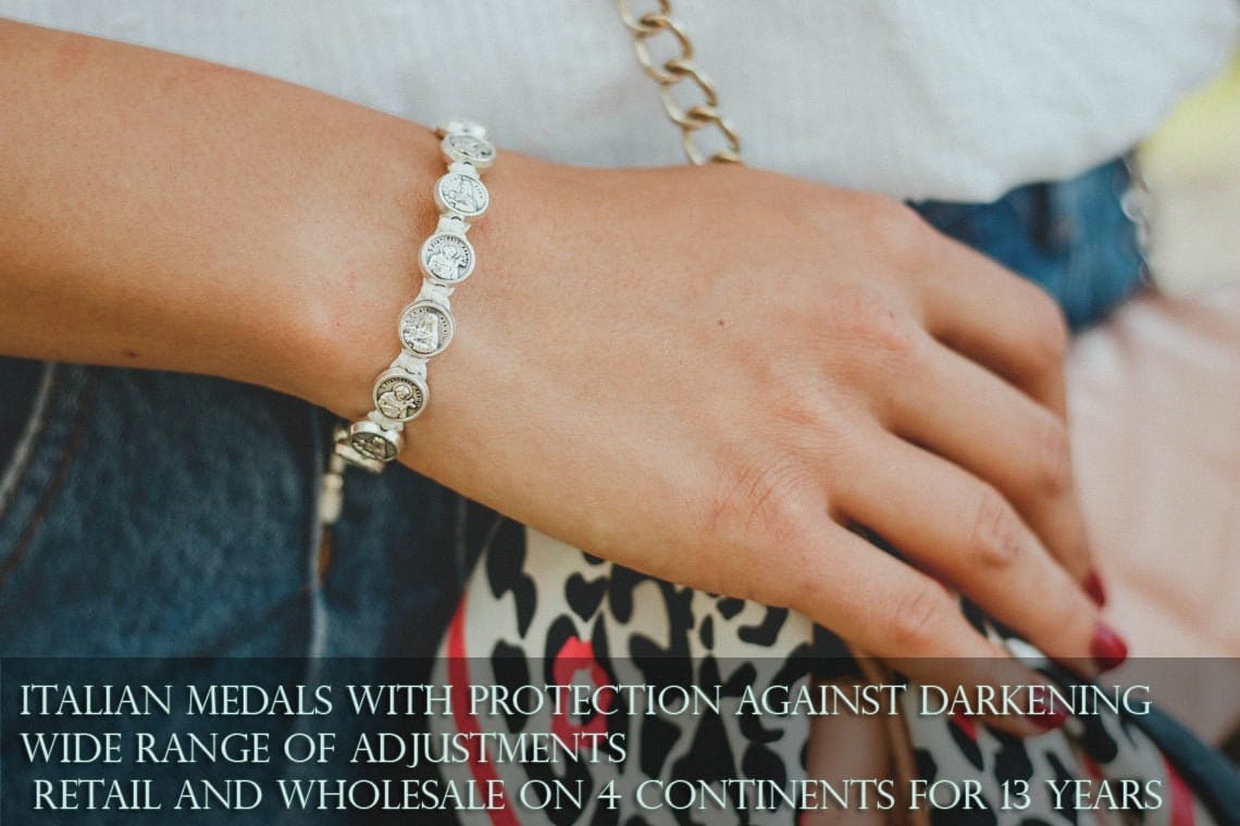 Saint Francis and Clare of Assisi bracelet - Catholic Wholesale