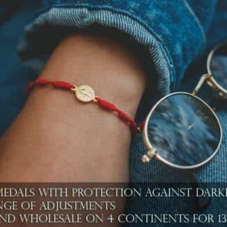 Saint Benedict medal Catholic double strand bracelet - Catholic Wholesale