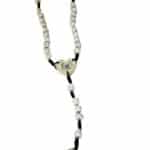 Lady Mary rosary with hand shaped stone beads - Catholic Wholesale