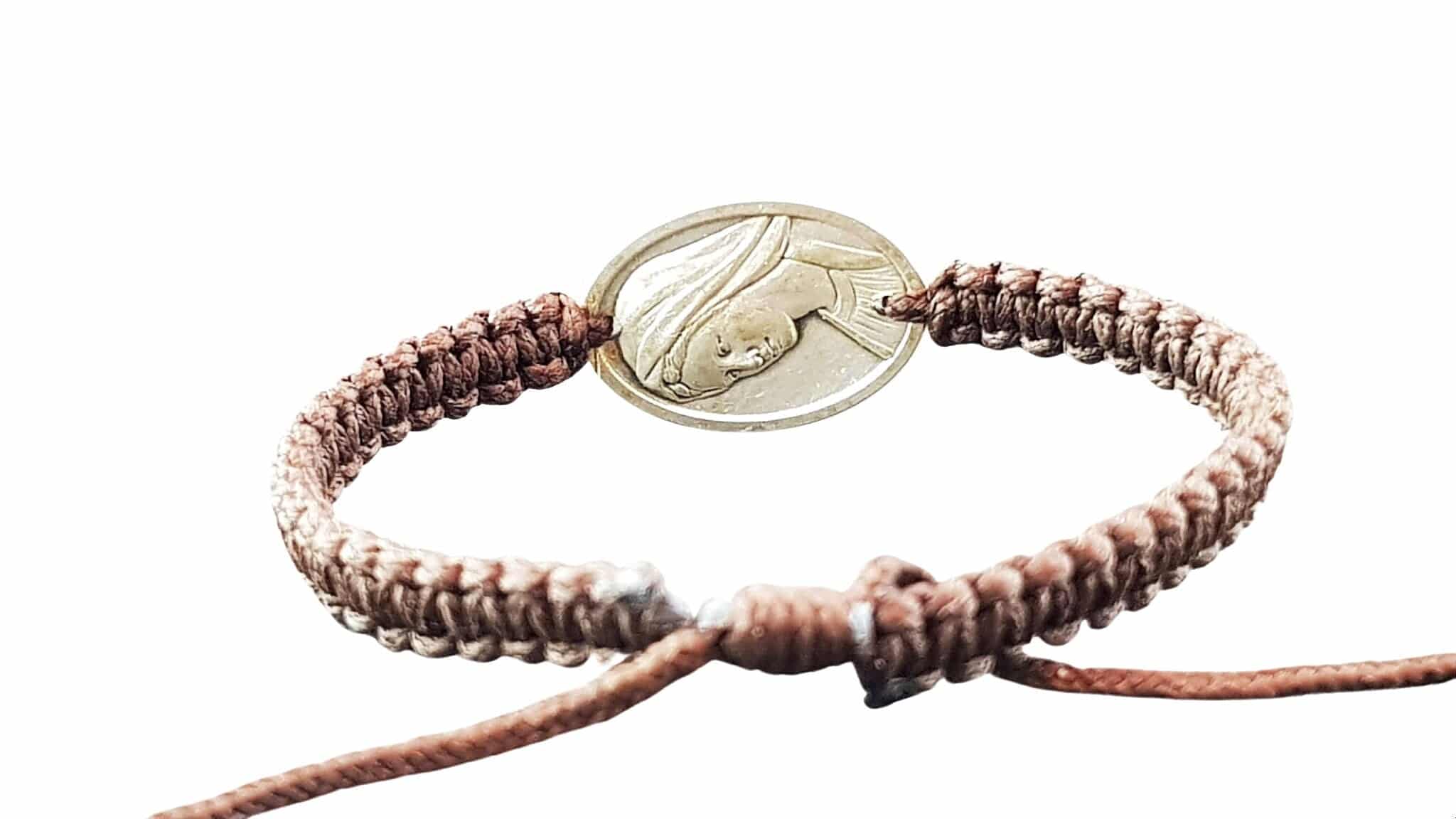 Pope Francis single medal bracelet - Catholic Wholesale