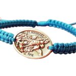 Archangel Michael Guardian Angel single medal bracelet - Catholic Wholesale
