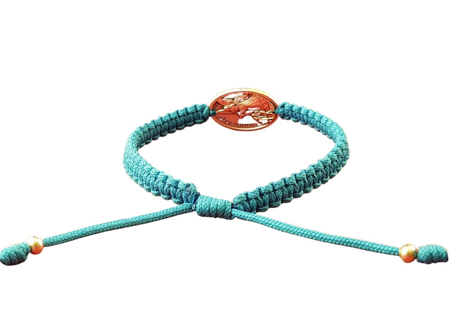 Archangel Michael Guardian Angel single medal bracelet - Catholic Wholesale