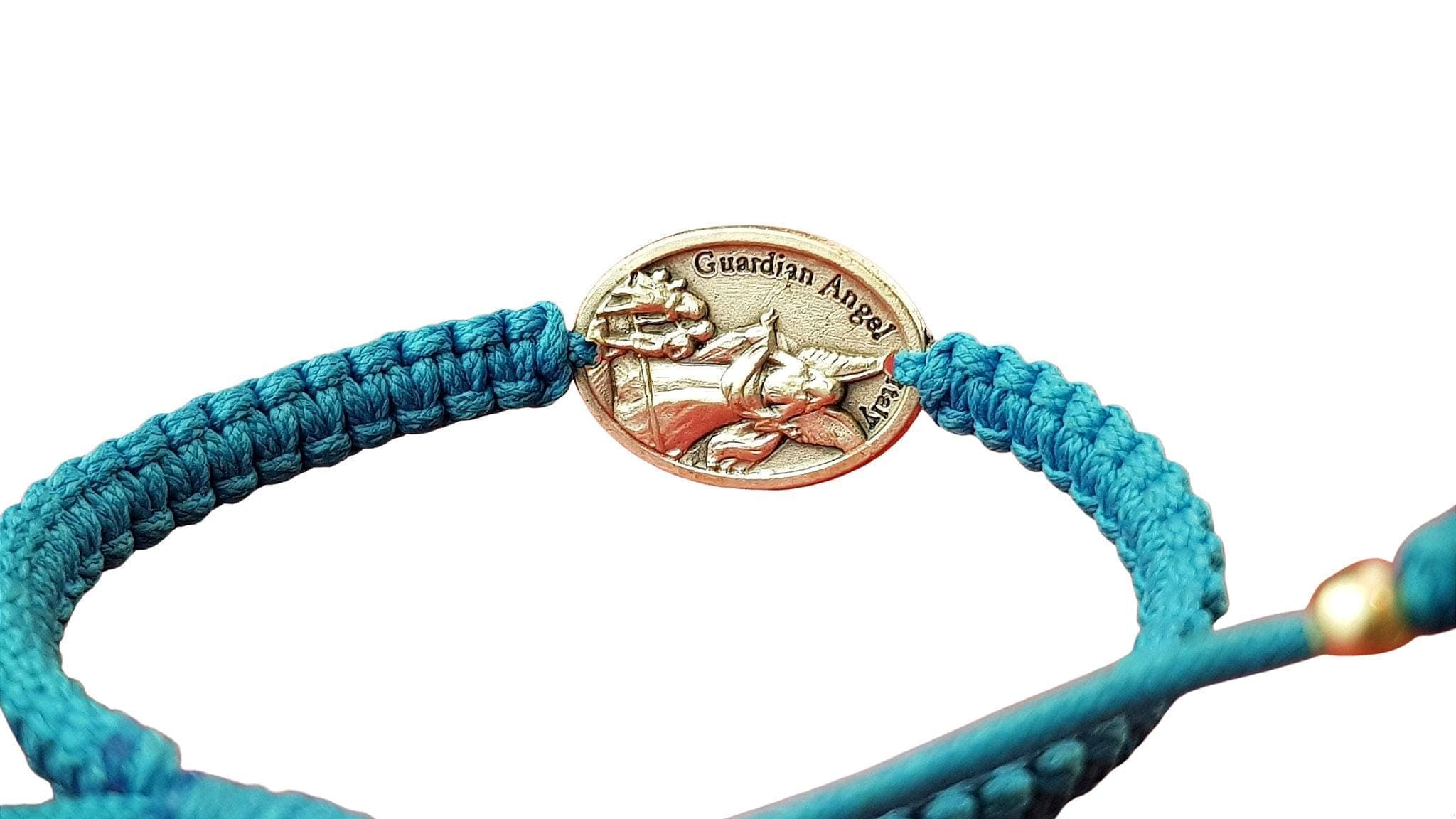 Archangel Michael Guardian Angel single medal bracelet - Catholic Wholesale