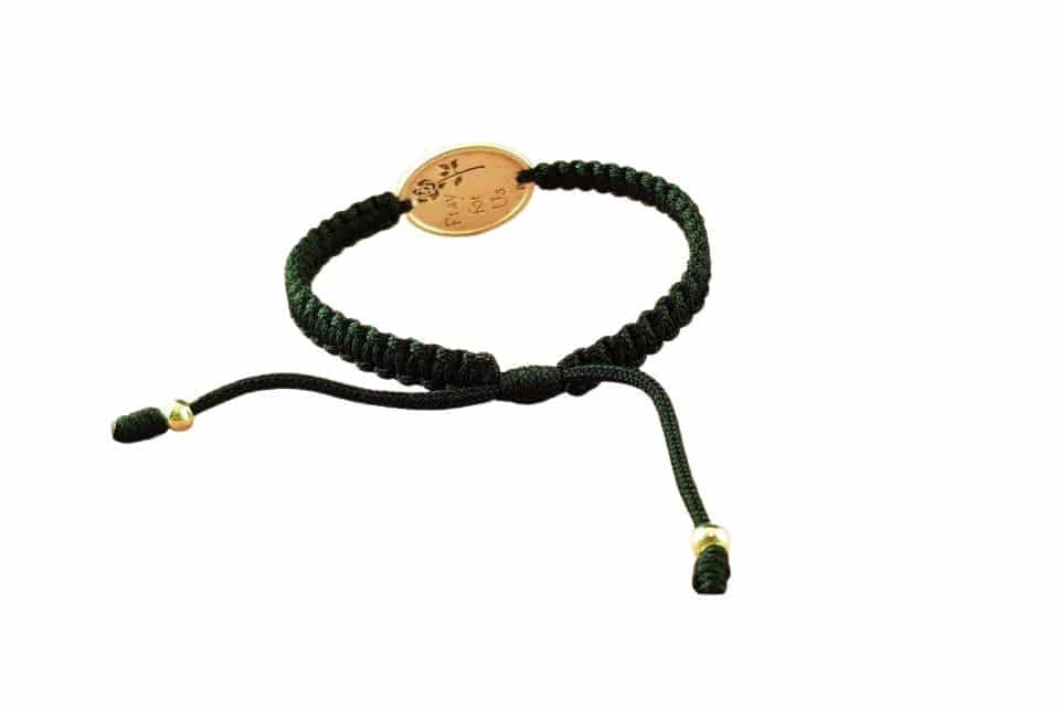 Saint Sebastian medal Catholic bracelet - Catholic Wholesale