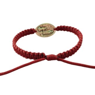 Saint Bernadette medal Catholic bracelet - Catholic Wholesale