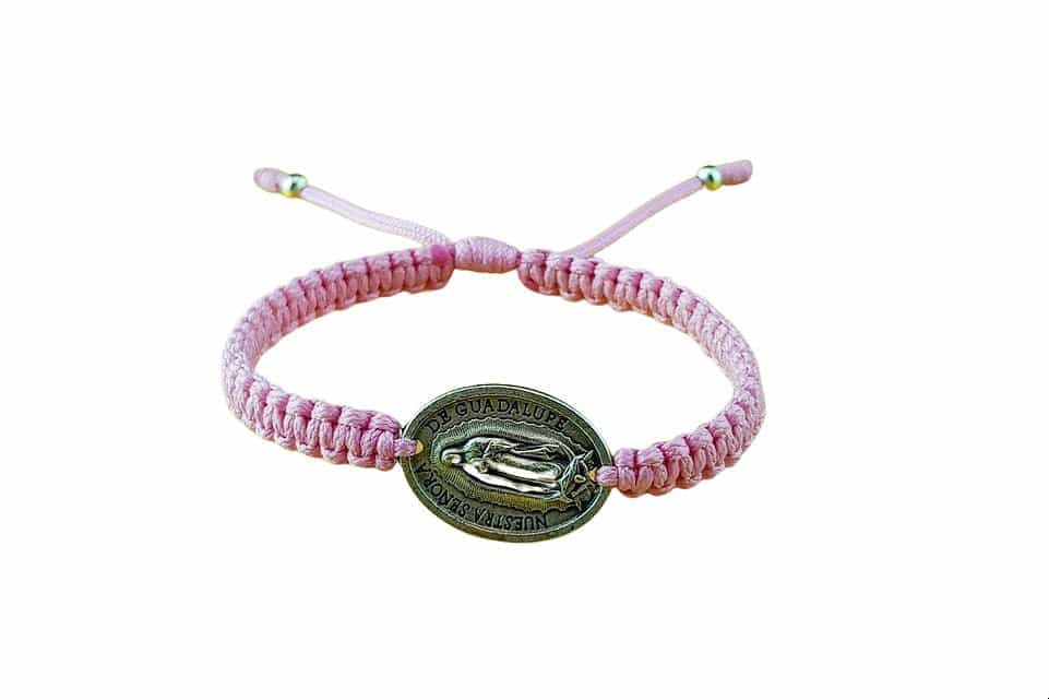Our Lady of Guadalupe bracelet with single medal - Catholic Wholesale