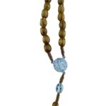 Saint Benedict wooden handmade rosary - Catholic Wholesale