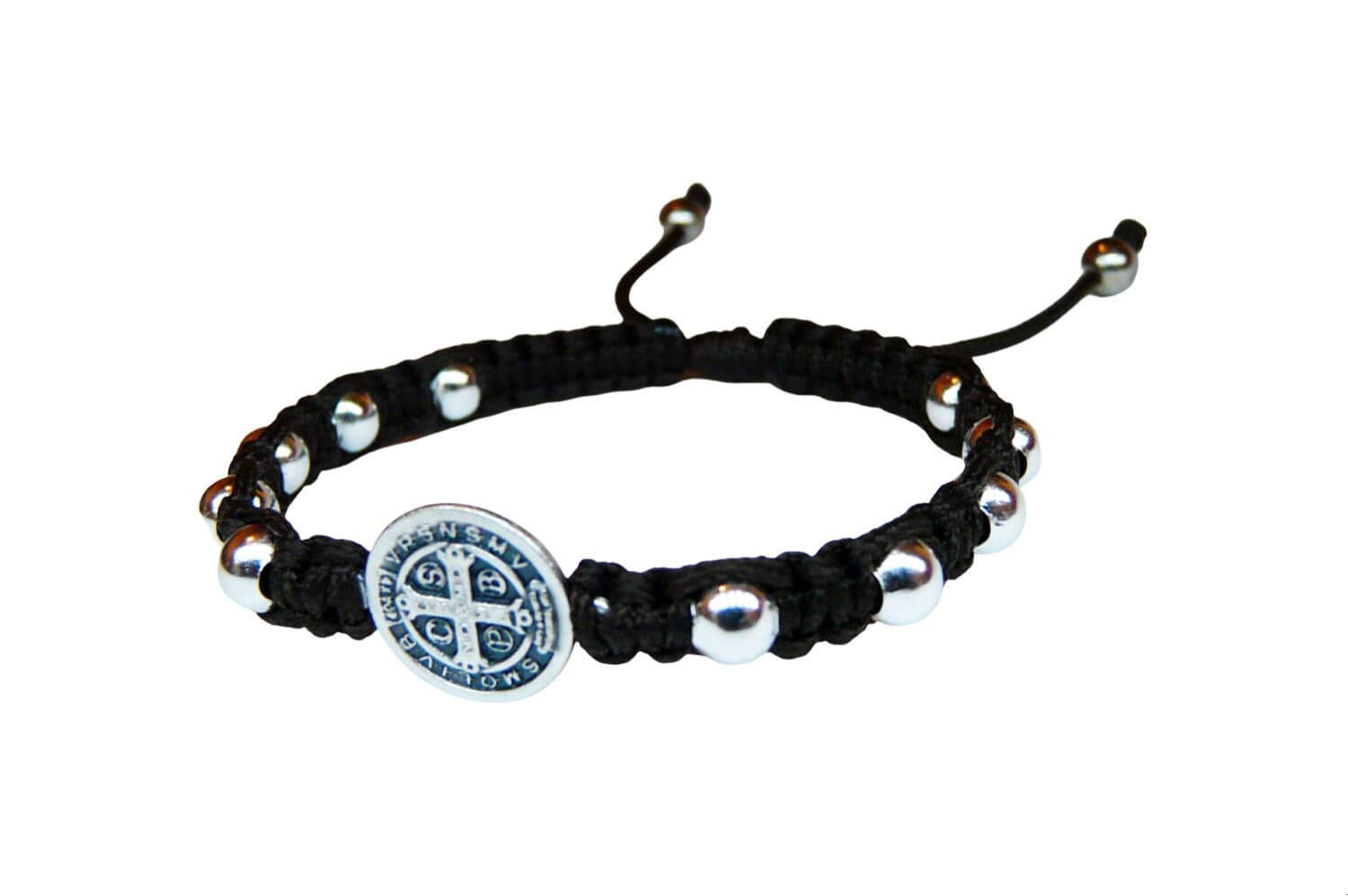 Saint Benedict medal bracelet with beads - Catholic Wholesale