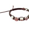 Saint Benedict bracelet with rugged stones