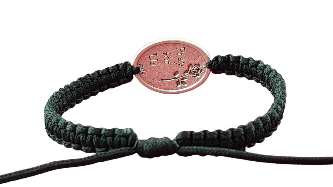 Saint Francis of Assisi single medal bracelet - Catholic Wholesale