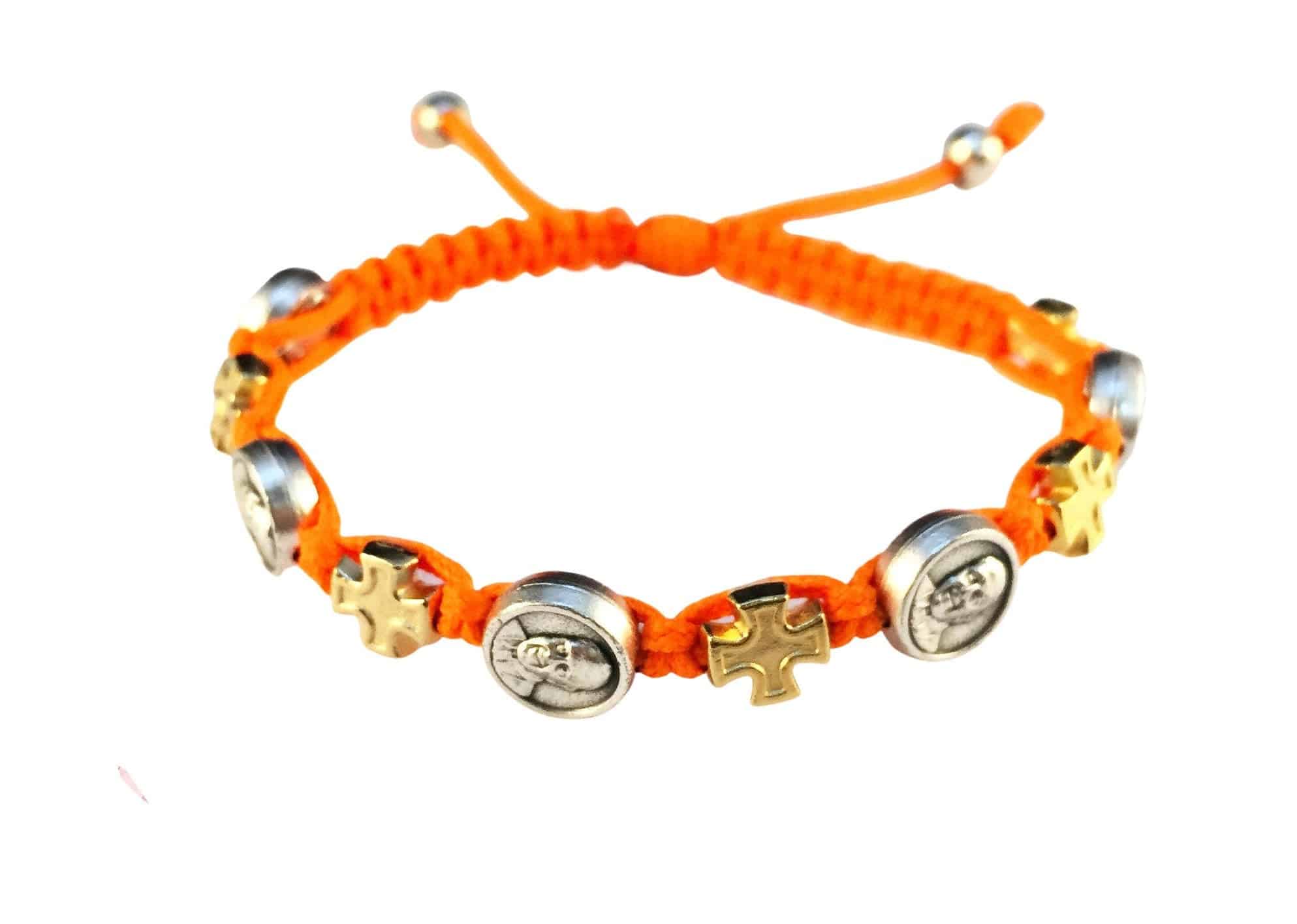 Pope Francis Catholic bracelet with crosses - Catholic Wholesale