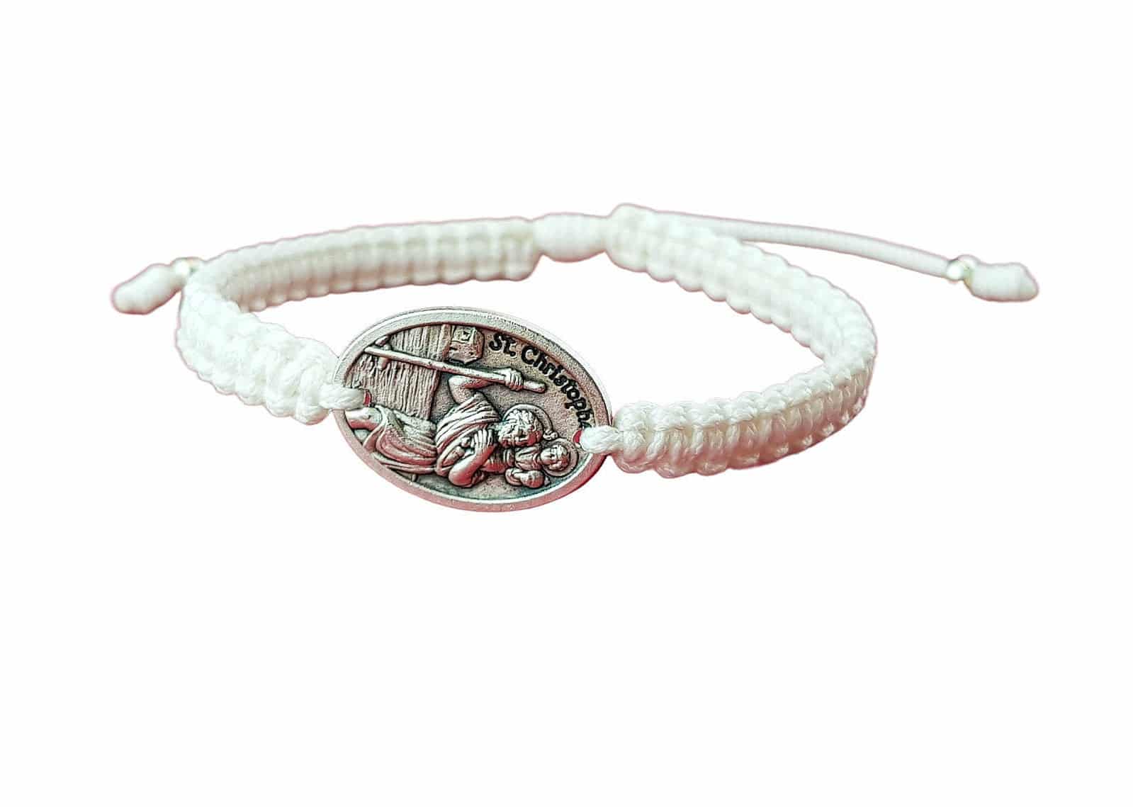 Saint Christopher medal Catholic bracelet - Catholic Wholesale