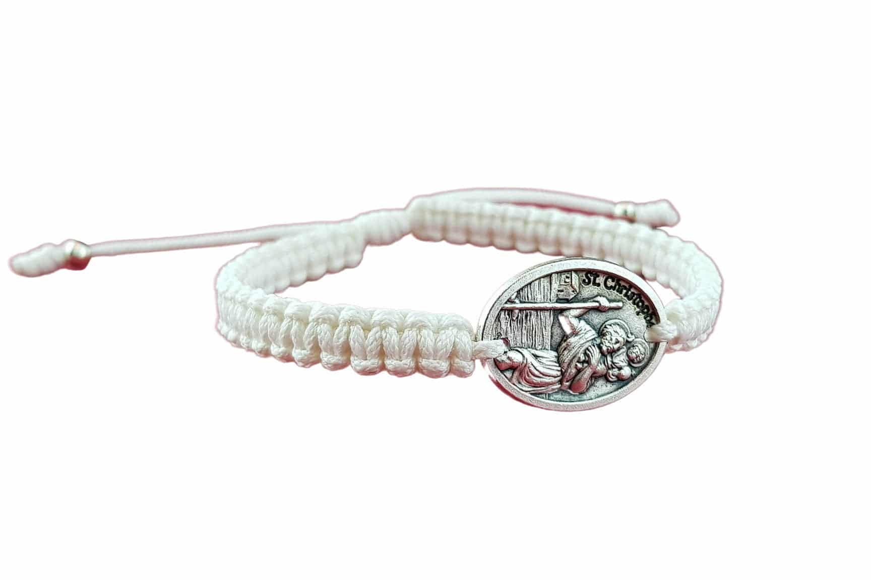 Saint Christopher medal Catholic bracelet - Catholic Wholesale