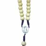 Saint Benedict rosary with wood beads - Catholic Wholesale