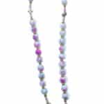 Our Lady Mary rosary with glass beads - Catholic Wholesale