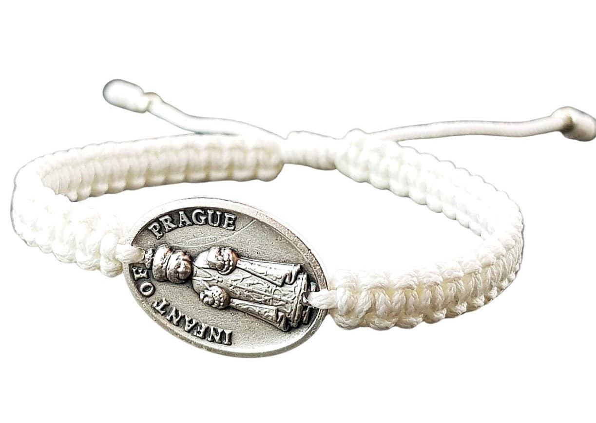 The Infant of Prague handwoven bracelet - Catholic Wholesale