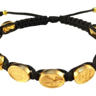 Divine Mercy Catholic bracelet gold-colored medals - Catholic Wholesale