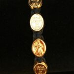 Divine Mercy Catholic bracelet gold-colored medals - Catholic Wholesale