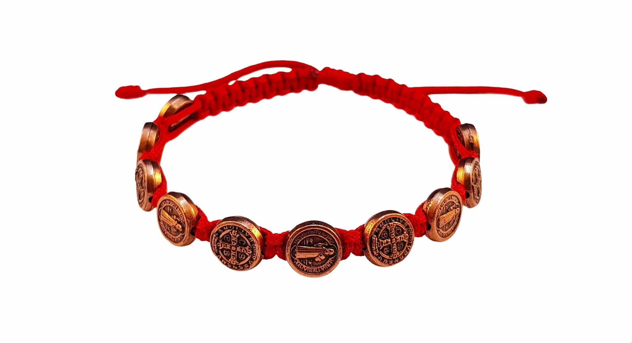 Saint Benedict bracelet with bronze medals - Catholic Wholesale