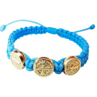 Saint Benedict medal bracelet for kids - Catholic Wholesale