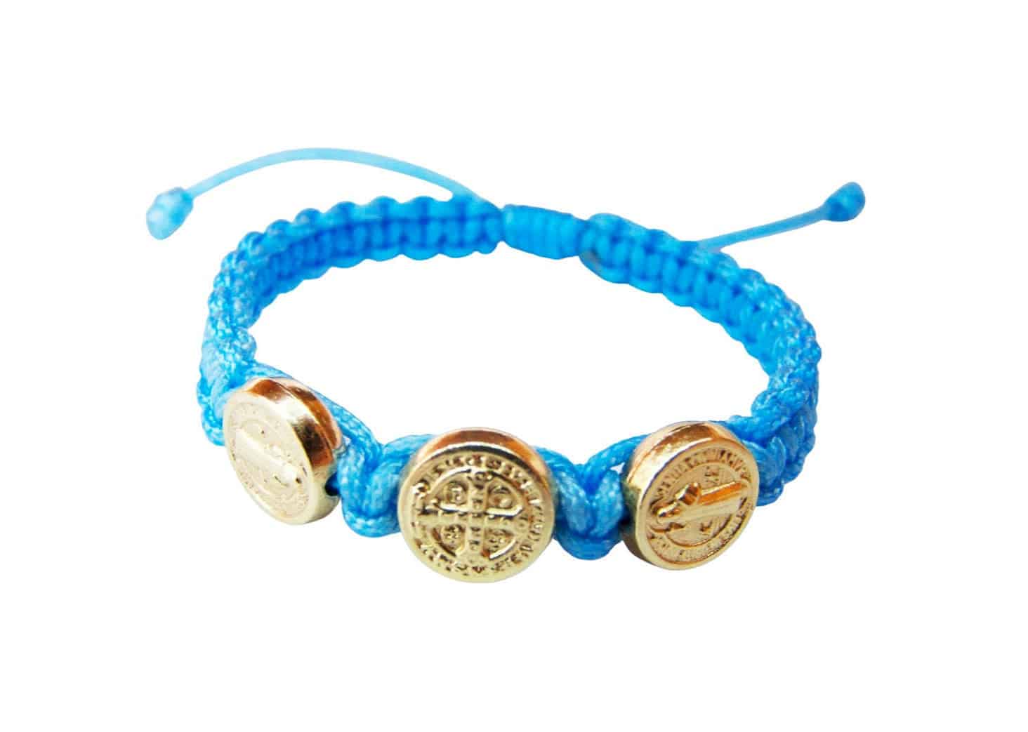 Saint Benedict medal bracelet for kids - Catholic Wholesale
