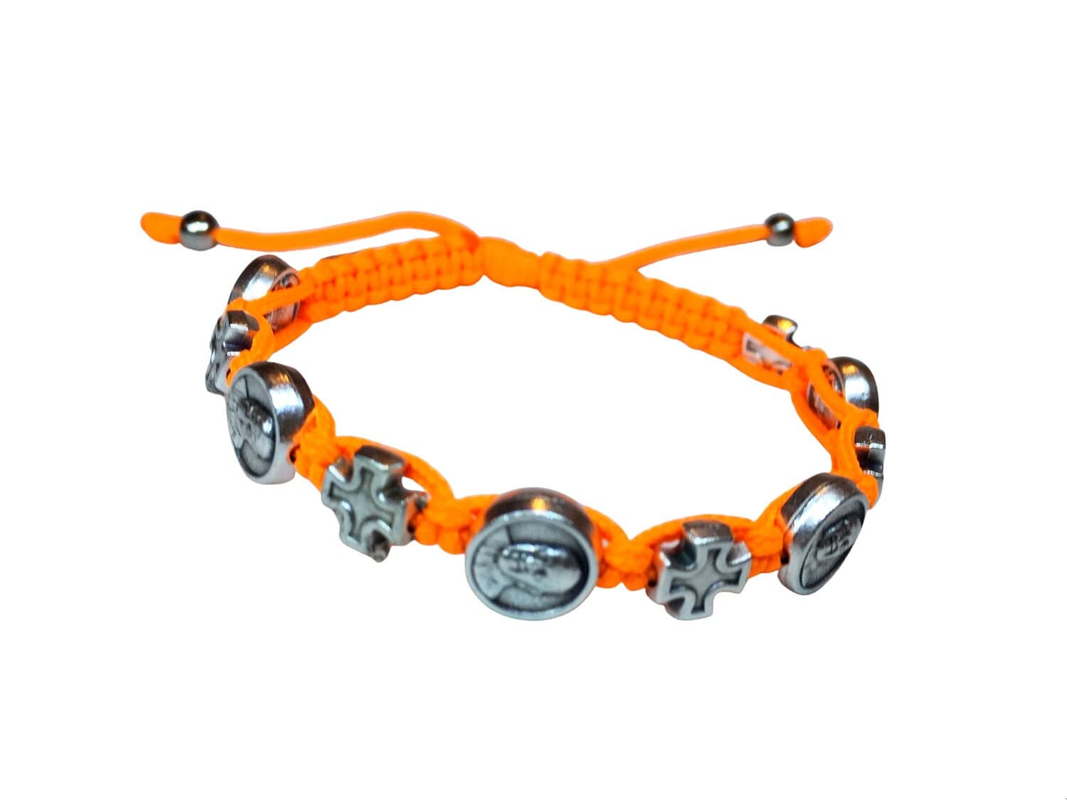 Pope Francis medal Catholic bracelet with cross - Catholic Wholesale