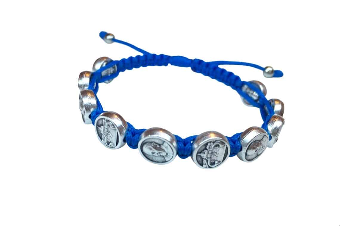Pope Francis medal adult bracelet - Catholic Wholesale