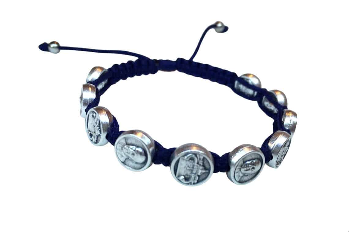 Pope Francis medal adult bracelet - Catholic Wholesale