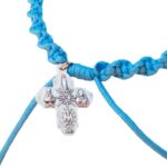 Archangel Michael Guardian Angel Catholic bracelet with 4-way cross - Catholic Wholesale